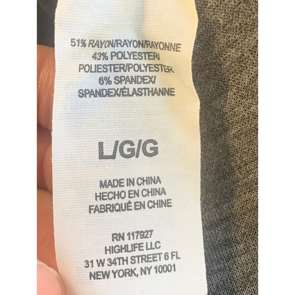 Gaiam Women's Elastic Waist Jogger Pant Regular Fit Stretch Charcoal Gray Size L - Picture 4 of 5